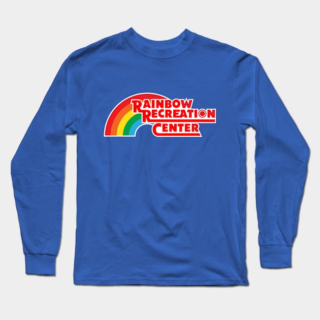 Rainbow Rec Center Long Sleeve T-Shirt by mikelcal